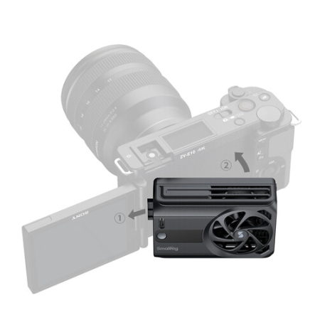 SmallRig 5329 - wentylator, chłodzenie do wybranych modeli Sony i Canon (wersja podstawowa) - montaż